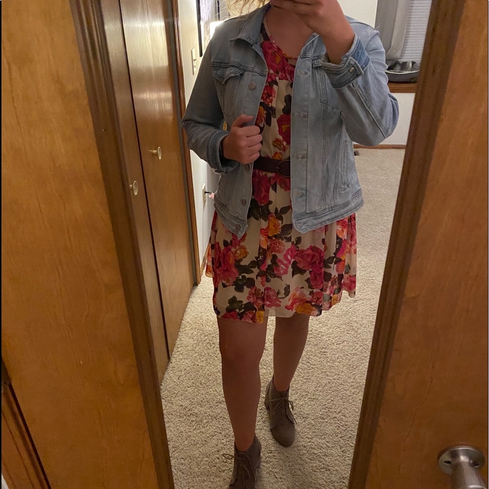 Floral print dress